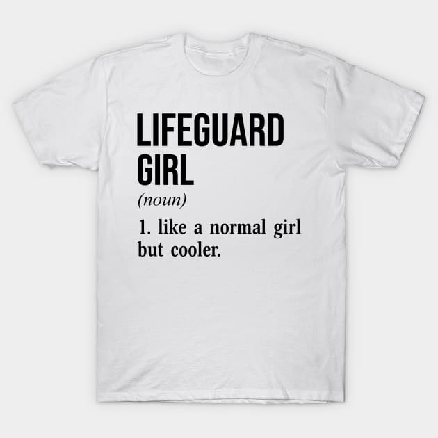 Lifeguard Girl T-Shirt by conirop